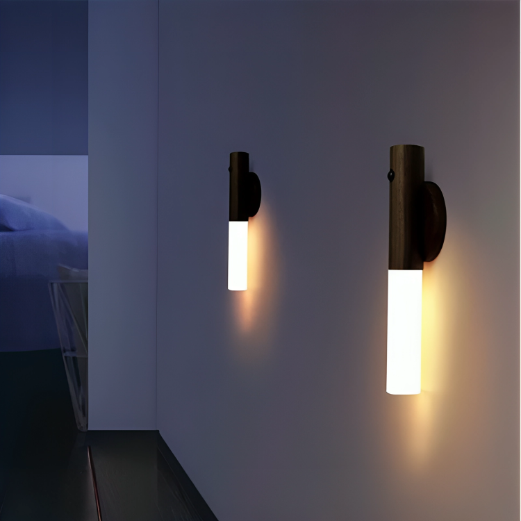 Intelligent Human Body Induction LED Night Light – Rechargeable Wall Light for Corridor, Cabinet, and Toilet